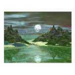 Green World Wolf Postcards