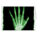 Green X-ray Skeleton Hand cards by VoXeeD Green X-ray Skeleton Hand cards
