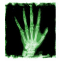 Green X-ray Skeleton Hand t-shirts by VoXeeD Green X-ray Skeleton Hand t-shirts