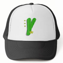 Green Y Monogram hats