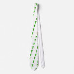 Green Y Monogram ties