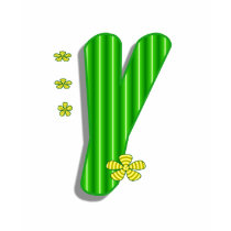 Green Y Monogram t-shirts by DonnaGrayson Green Y Monogram t-shirts