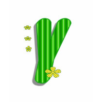 Green Y Monogram t-shirts by DonnaGrayson Green Y Monogram t-shirts