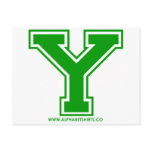 Green Y Postcard