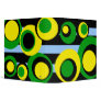 green yellow black Black Stripes Vinyl Binders