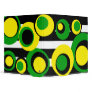 green yellow black Black Stripes Binders