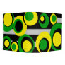 green yellow black Black Stripes Binder