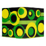 green yellow black Black Stripes 3 Ring Binder