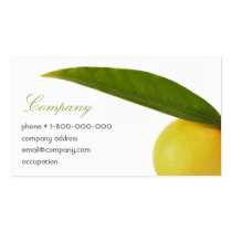 Green & Yellow business cards