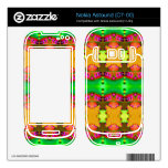 Green yellow colorful ribbons nokia astound skin