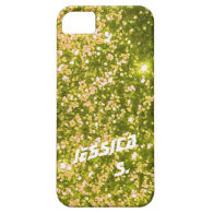 Green yellow faux trendy, cool, classic, girly iPhone 5 covers