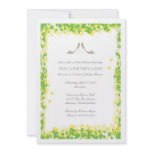 Green &amp; Yellow with Gray Heels Bridal Shower Invit Custom Invitation