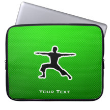 Green Yoga Computer Sleeve