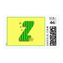 Green Z Monogram postage by DonnaGrayson Green Z Monogram postage