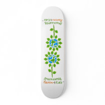 Greenearth Haven4Kids Logo Skateboard