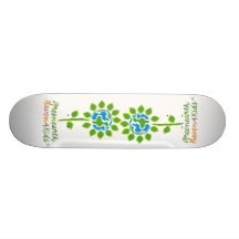 Greenearth Haven4Kids Logo Skateboard