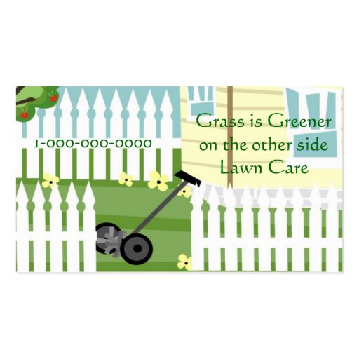 Greener Grass Business Card Template