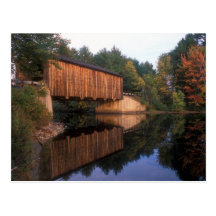 Greenfield Covered Bridge New Hampshire Post Card