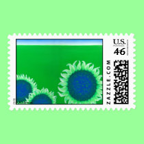 Greenfields Postage Stamp by Ametisti Greenfields Postage Stamp