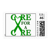 GreenHeartRibbonCareCureLight postage