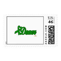 GreenHeartRibbonDonor postage
