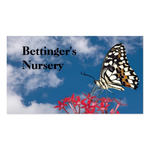 Greenhouse Nursery Business Card Template