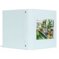 Greenhouse With Cactus 3 Ring Binders