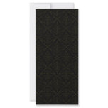 Greenish Damask pattern on dark background rack cards
