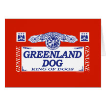 Greenland Dog Card
