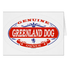 Greenland Dog  Greeting Card