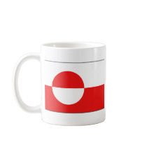 Greenland Flag and Map Mug by FlagAndMap Greenland Flag and Map Mug
