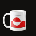 Greenland Flag Map Classic Mug