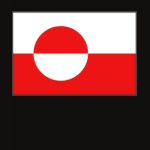 Greenland Flag Map Spaghetti Top