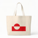 Greenland Flag bags