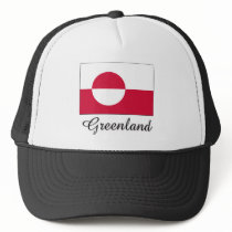 Greenland Flag Design hats