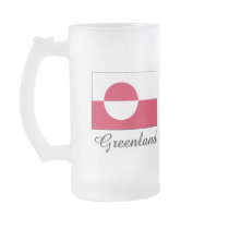 Greenland Flag Design mugs
