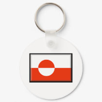 Greenland Flag keychains