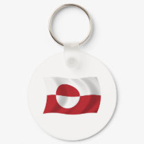 Greenland Flag Keychain