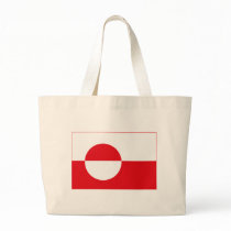 Greenland Flag (light) Tote Bag