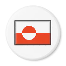 Greenland Flag magnets
