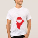 Greenland flag map t-shirts