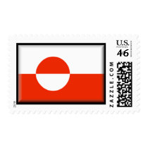 Greenland Flag postage