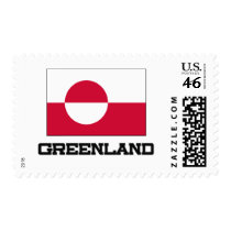 Greenland Flag postage