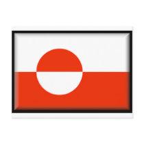 Greenland Flag postcards