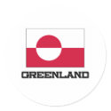 Greenland Flag stickers