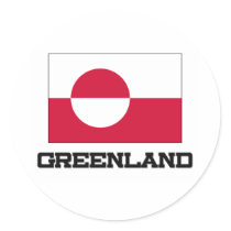 Greenland Flag stickers