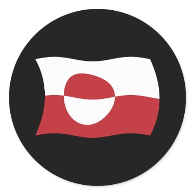 Greenland Flag Sticker by livingflags
