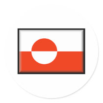 Greenland Flag stickers