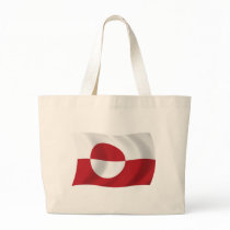Greenland Flag Tote Bag