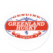 Greenland Husky  stickers